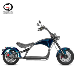 Holland Warehouse M1P EEC COC 60V 2000W 20Ah Fat Tire Chopper Electric Scooter