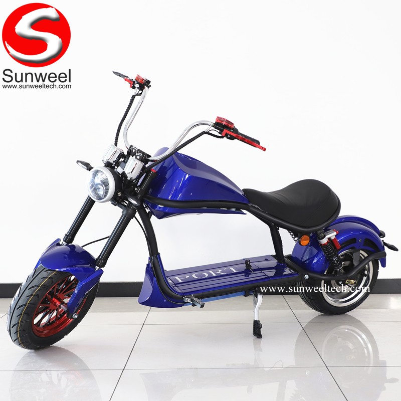 Suncycle New Citycoco Electric Scooter 2000w 12inch Fat Wheel Electric Scooter 