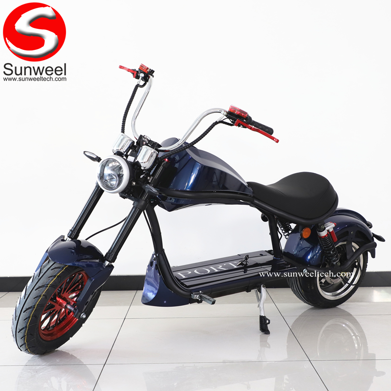 Suncycle New Citycoco Electric Scooter 2000w 12inch Fat Wheel Electric Scooter 